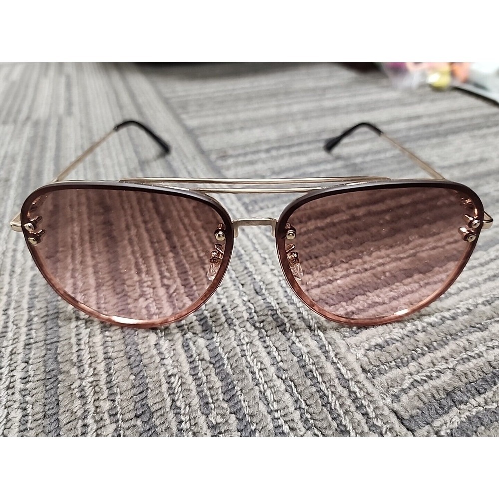 Vivienfang‎ 87247 Sunglasses Rose Gold
